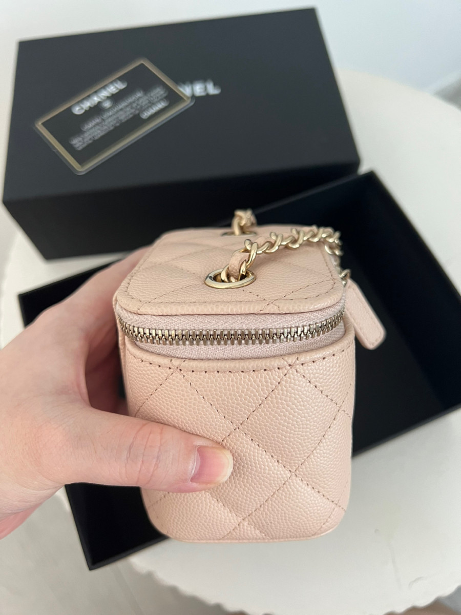 Chanel Vanity Mini Beige Clair