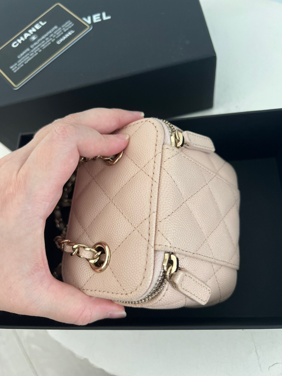 Chanel Vanity Mini Beige Clair