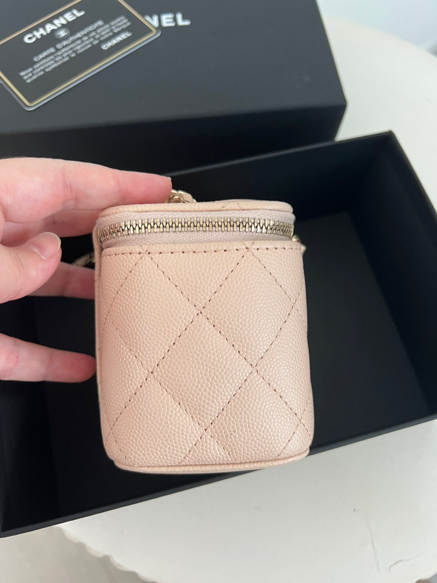 Chanel Vanity Mini Beige Clair