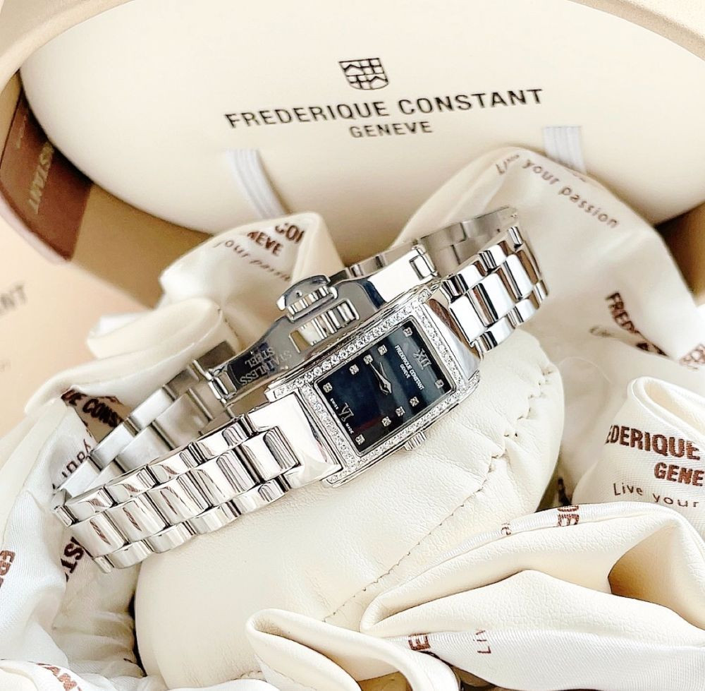 Đồng hồ Frederique Constant diamond case 21*23mm