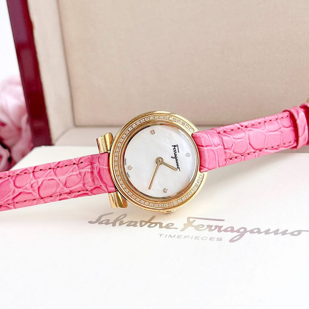 Đồng hồ Ferragamo Gancino Evening diamond Case 28mm