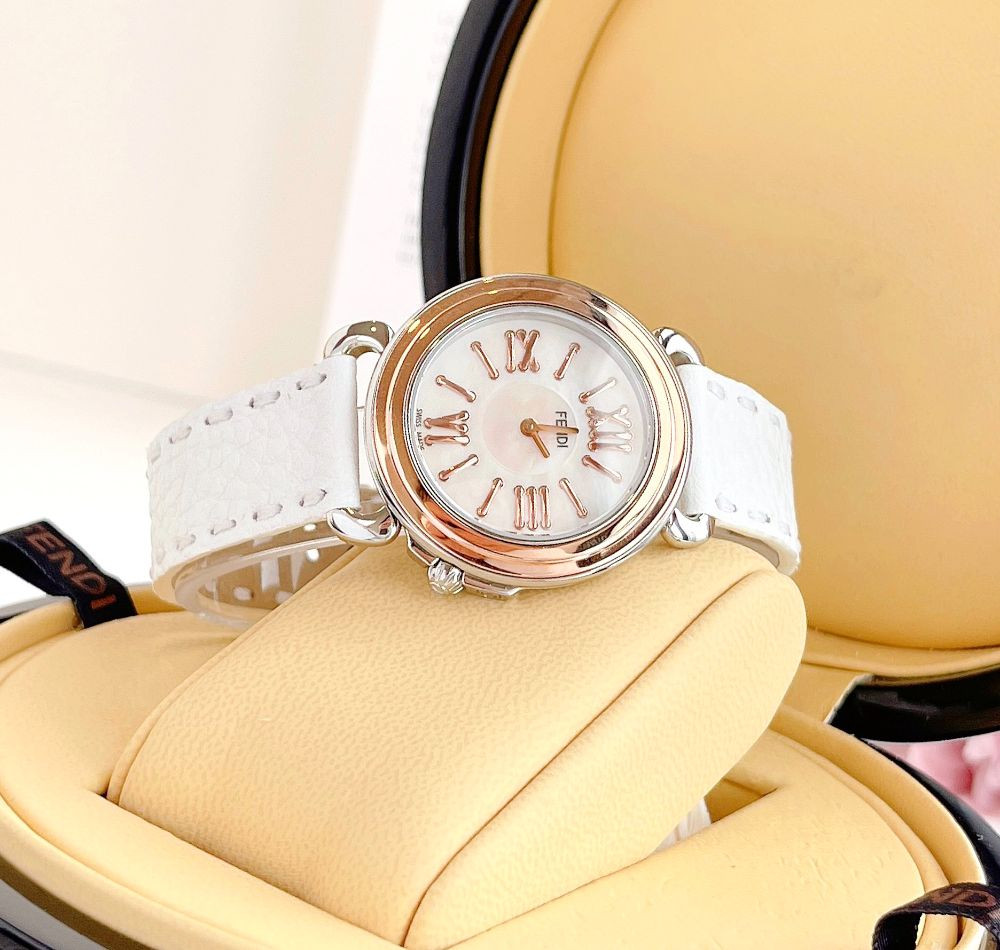 Đồng hồ Fendi Selleria Ladies Leather Watch Case 35mm