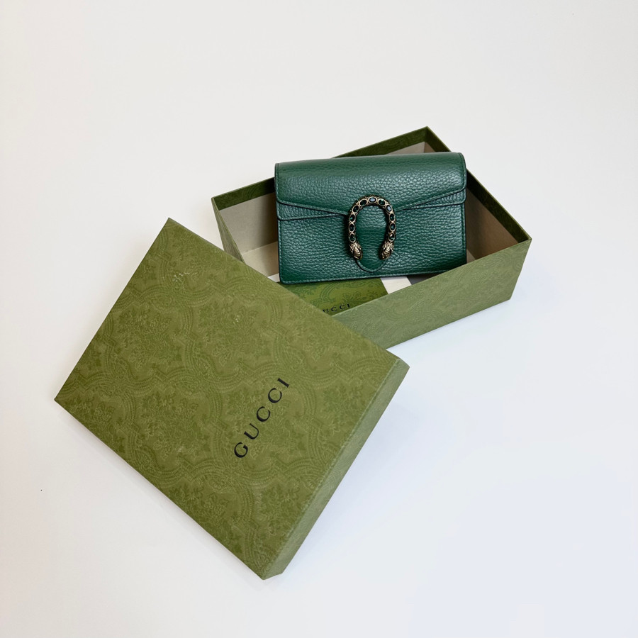 Túi Gucci đầu rồng xanh xmini