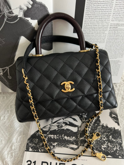 Chanel coco 9.5 Lizard caviar ❤️