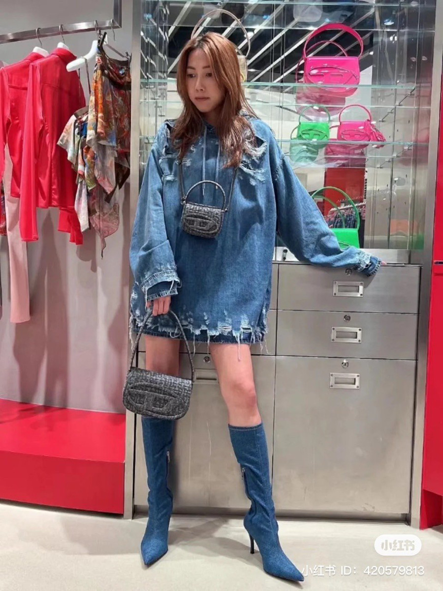 Túi Diesel bản denim sang chảnh ✨