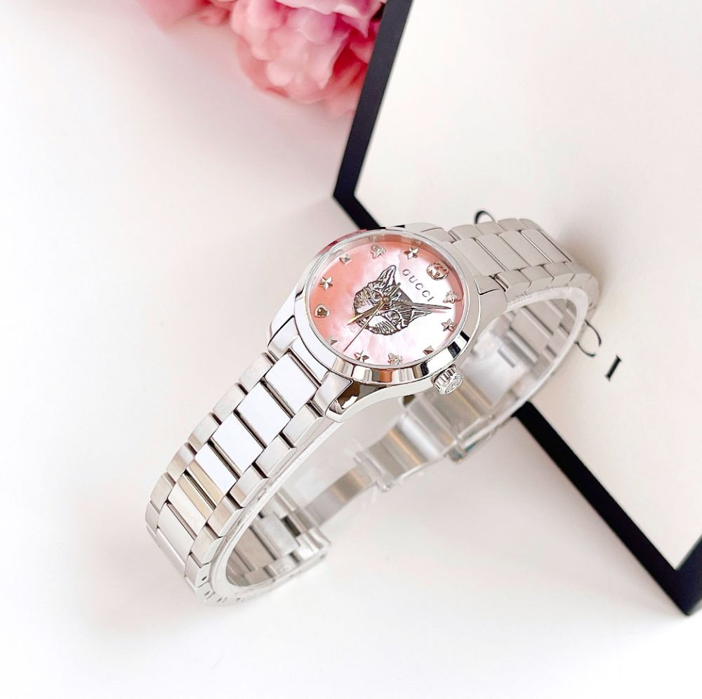 Đồng hồ Gucci G-Timeless Mystic Cat Motif Lady watch Case 28mm