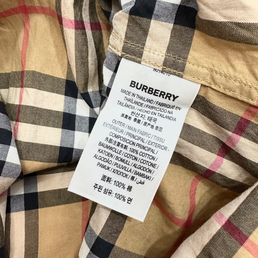 Sơ mi Burberry tay dài