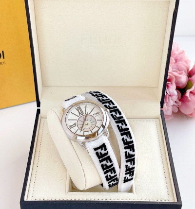 Đồng hồ Fendi Selleria Ladies Leather Watch Case 35mm
