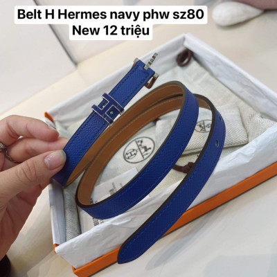 Belt Hermes Navy PHW