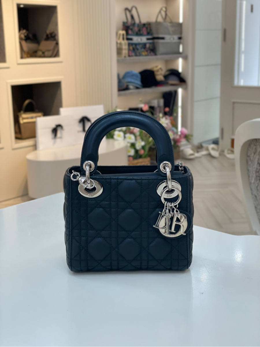 Lady Dior Black Calfskin