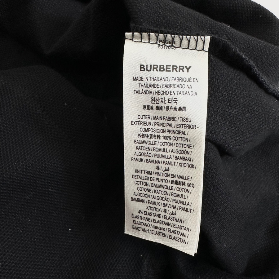 Polo Burberry đen