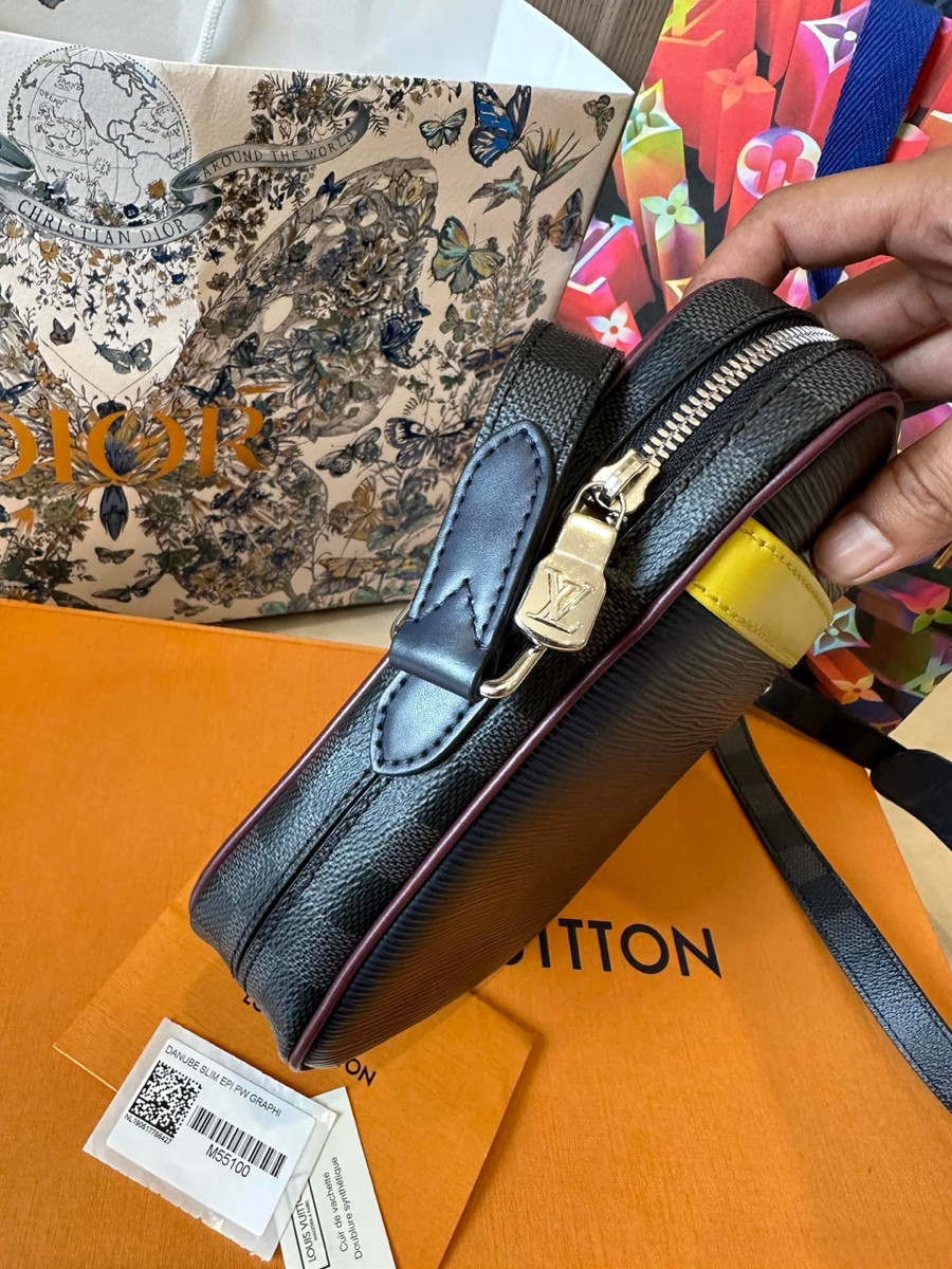 Túu LV Danue Handbag Epi Damier