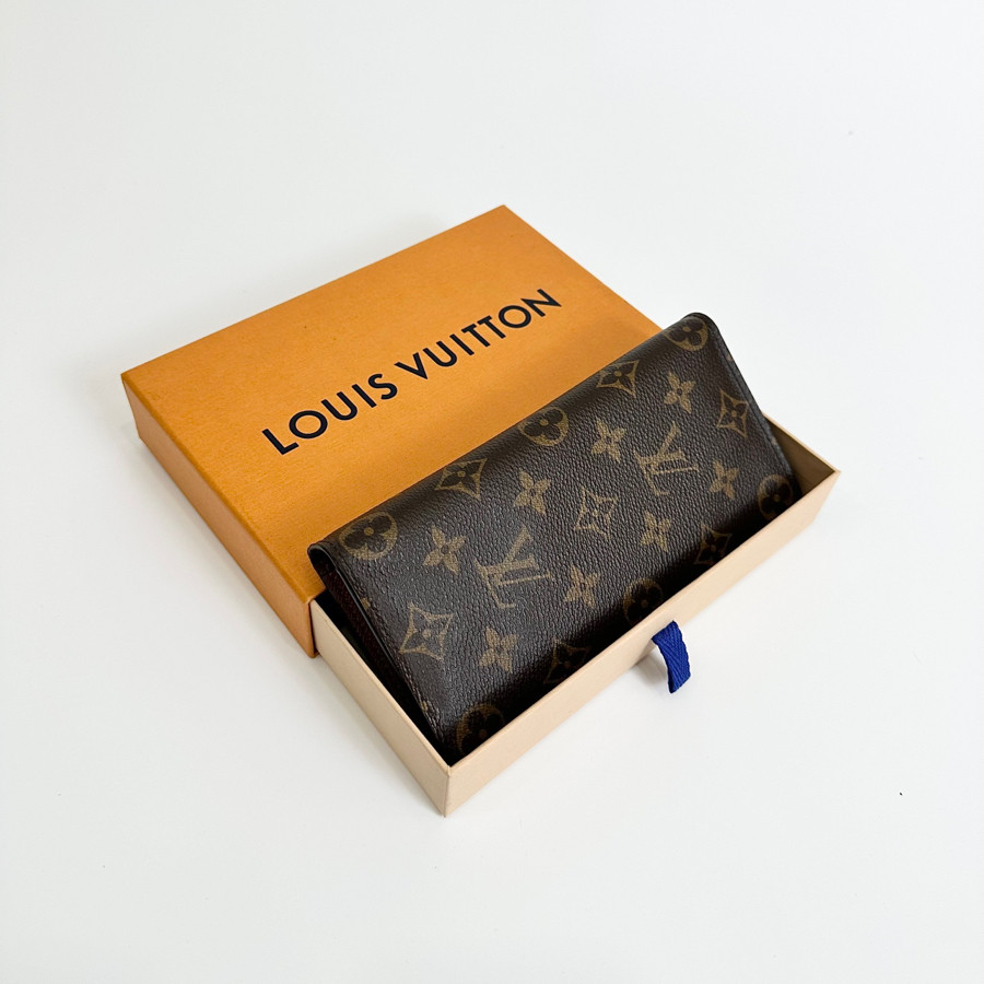 Ví gập Louis Vuitton mono