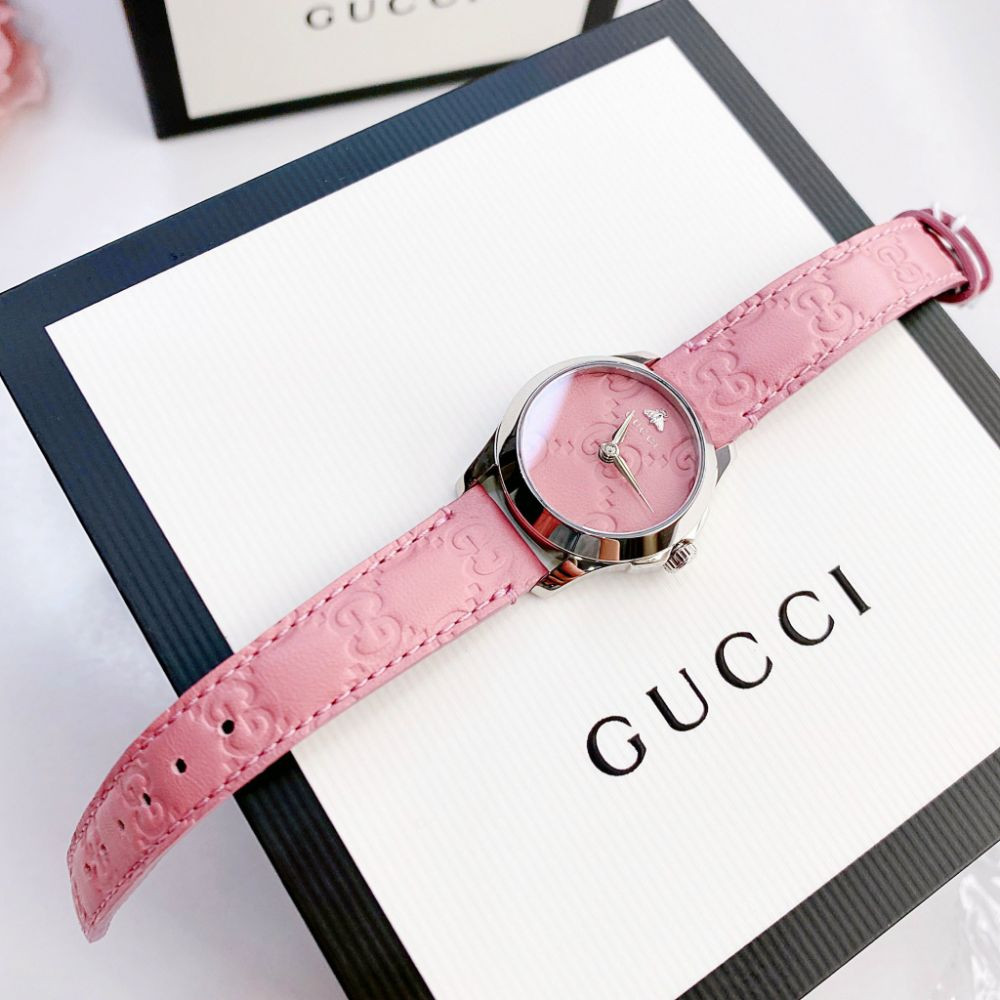 Đồng hồ Gucci G-Timeless Candy Pink Dial Case 27mm