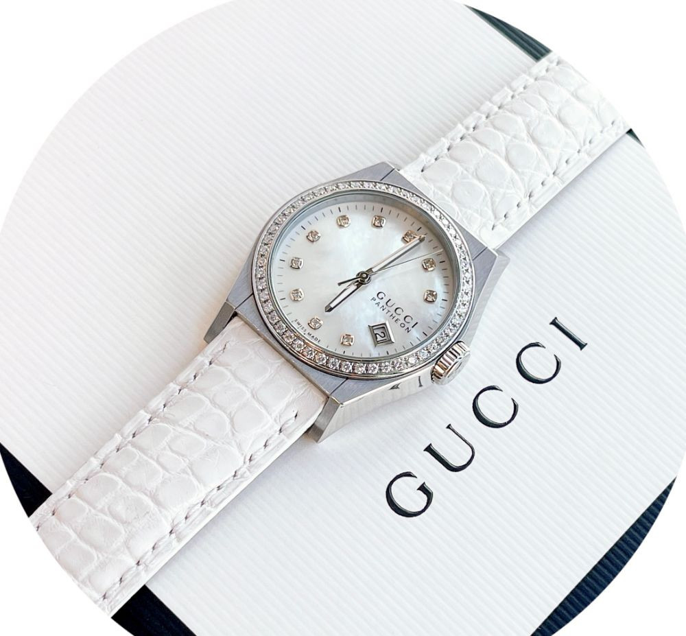 Đồng hồ Gucci Pantheon Mother of Pearl Dial diamond watch Case 36mm