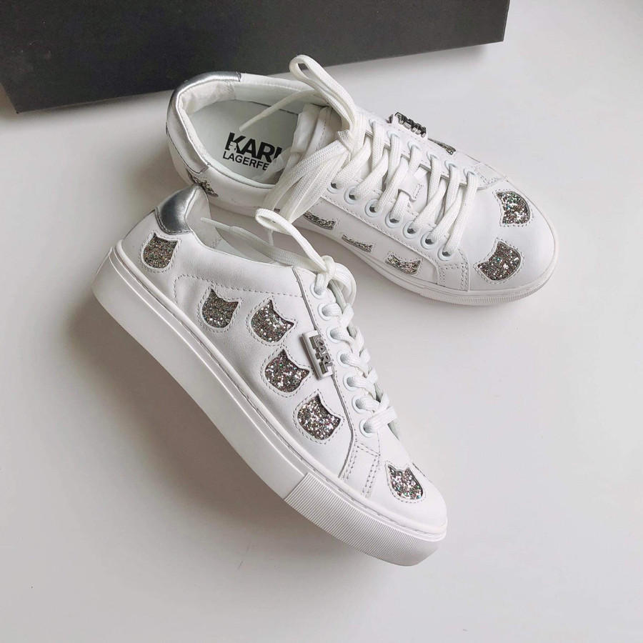 Giày Karl Sneaker Kupsol nhũ bạc siêu đẹp