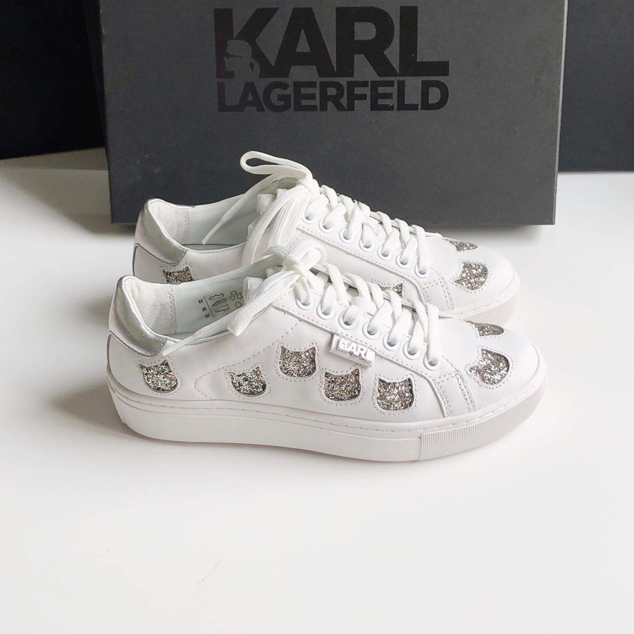 Giày Karl Sneaker Kupsol nhũ bạc siêu đẹp