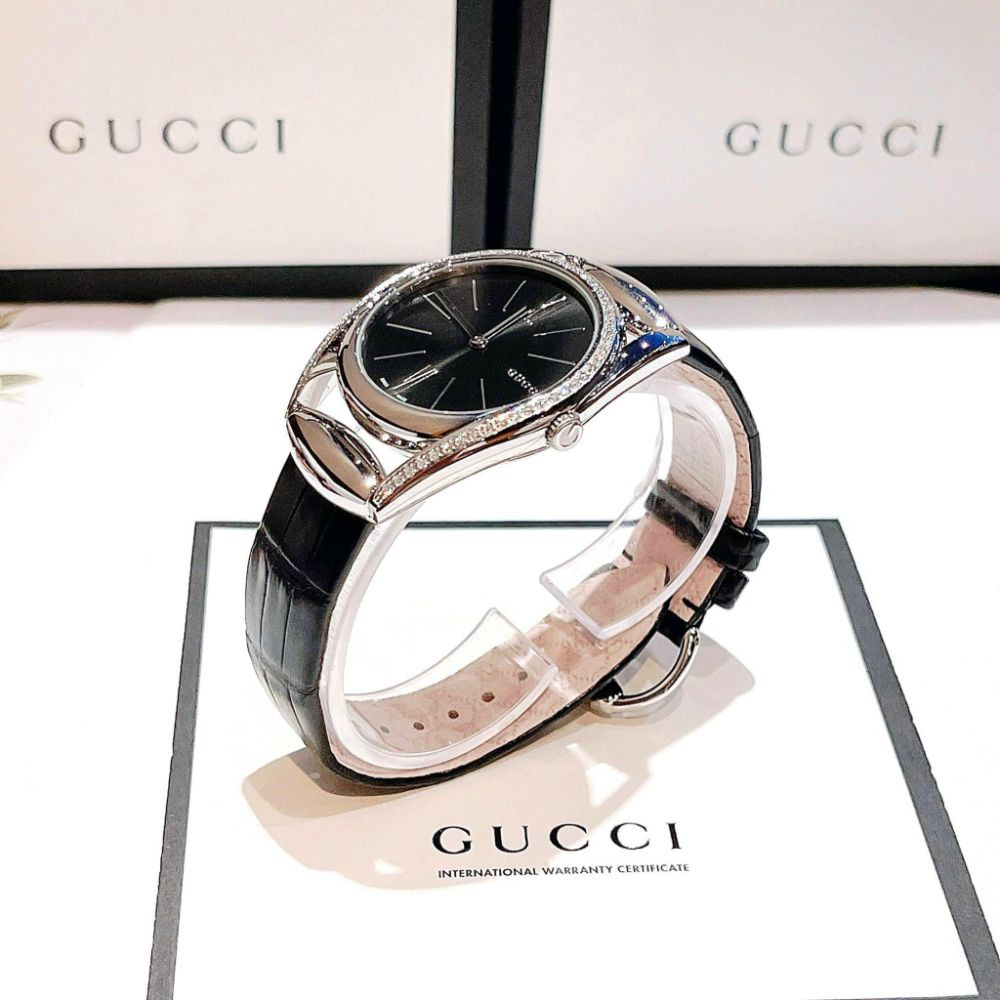 Đồng hồ Gucci Horsebit Diamond Case 34mm