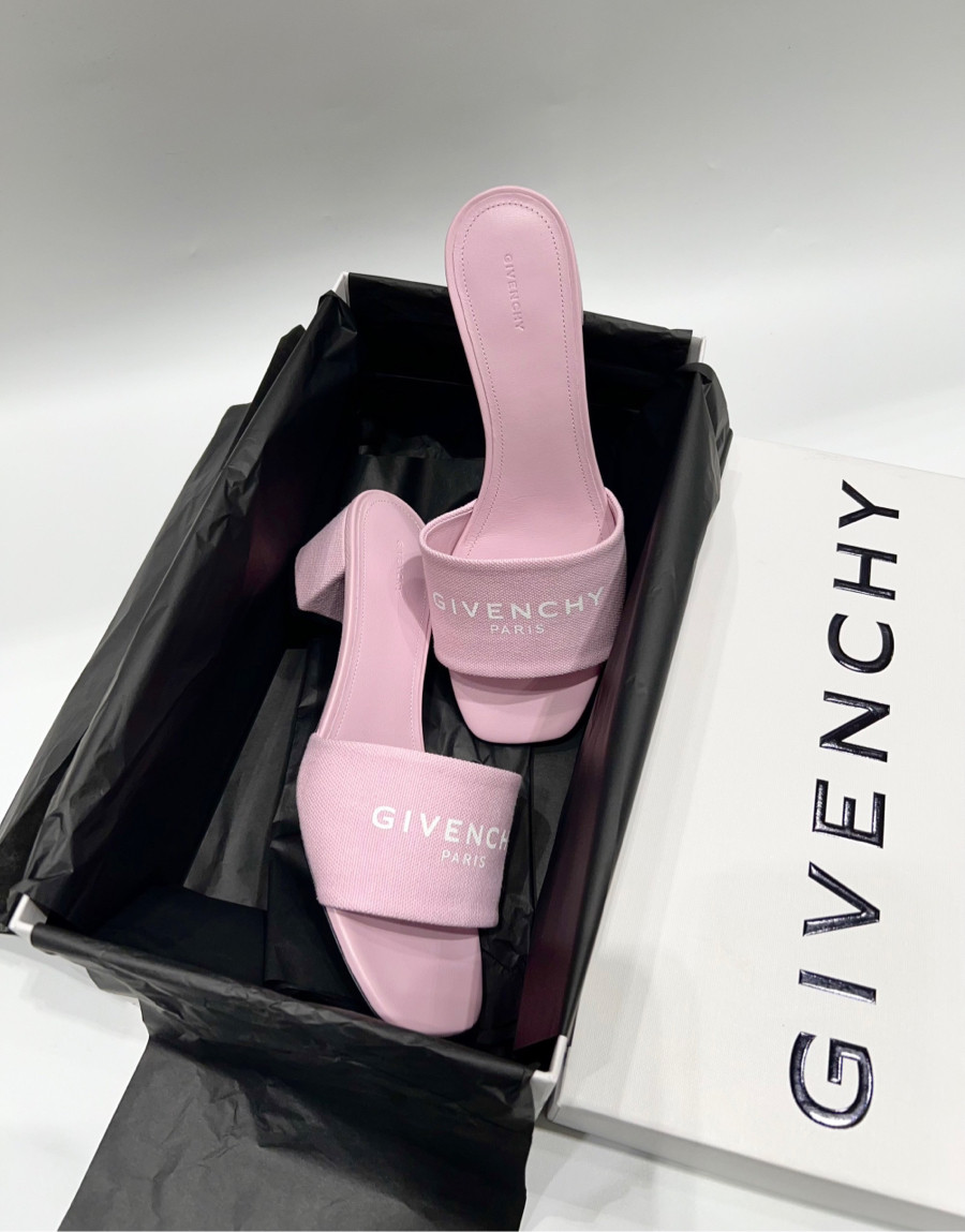 Guốc Givenchy quai chữ, gót 6cm