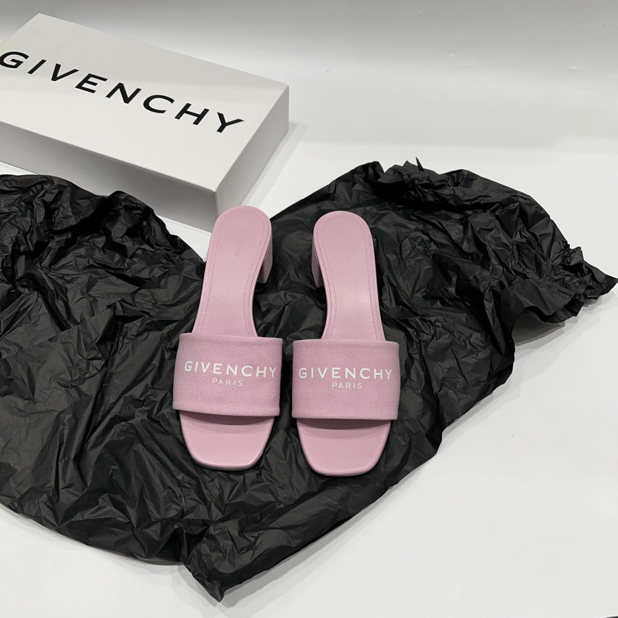 Guốc Givenchy quai chữ, gót 6cm