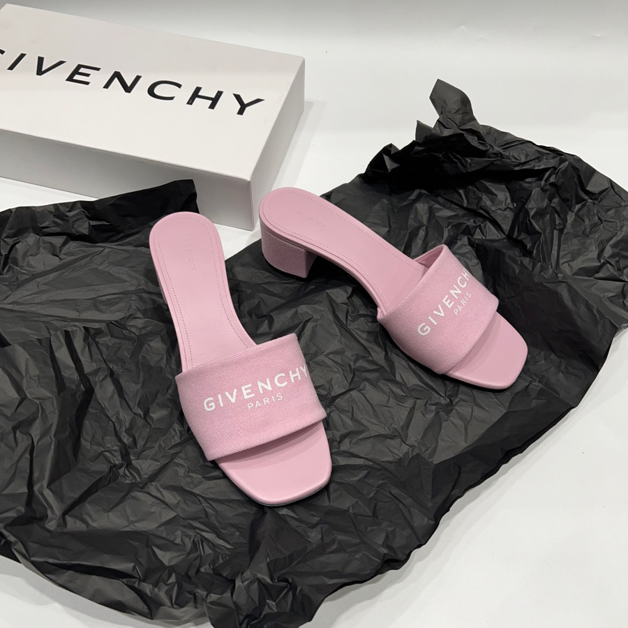 Guốc Givenchy quai chữ, gót 6cm