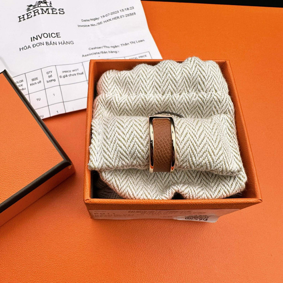 Nhẫn Hermes sz M new fullboxbill