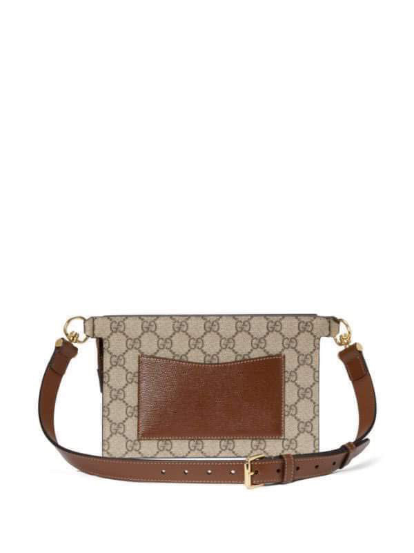 Beltbag Gucci Canvas - Chiếc túi này kết hợp giữa tính biểu tượng của Gucci với thiết kế thực dụng, tạo nên một phụ kiện thời trang đa dụng phù hợp cho nhiều dịp.