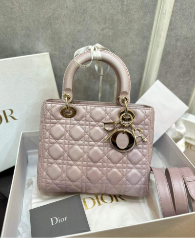 Túi dior lady sz M full box bill card