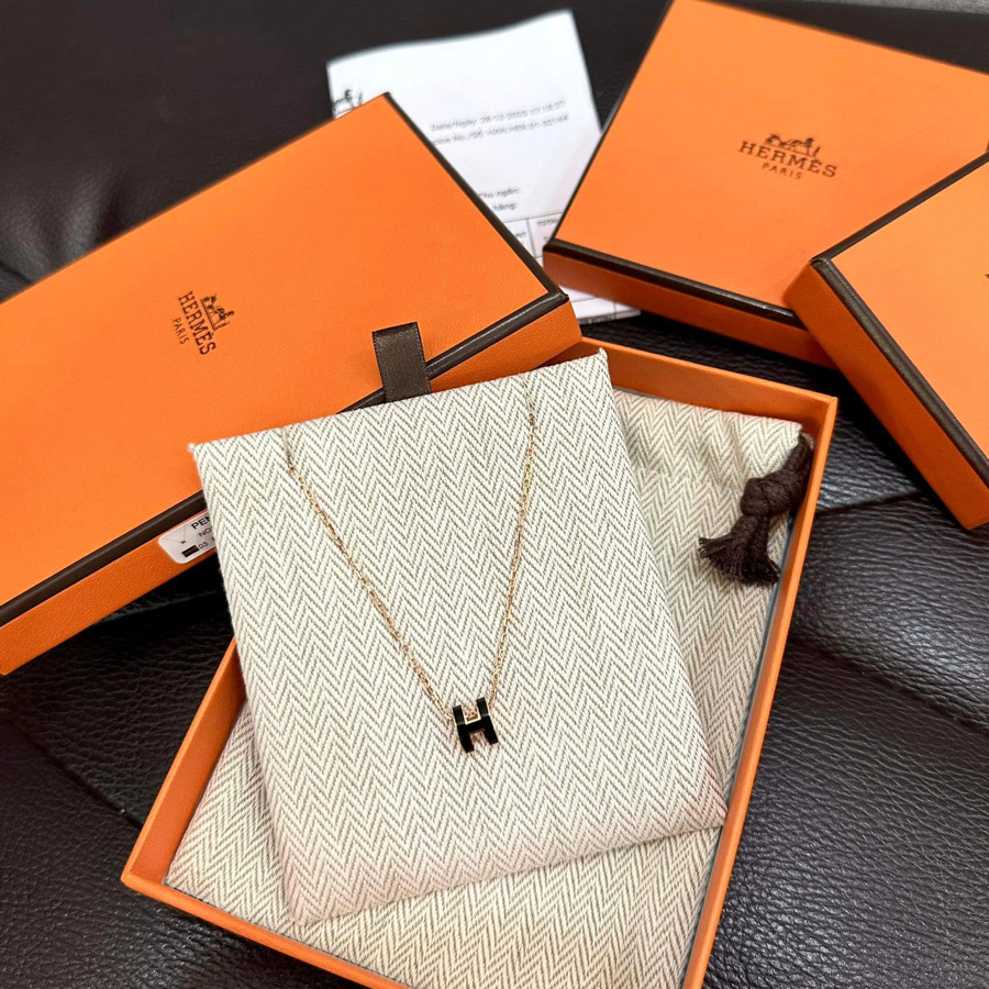 Dây chuyền Hermes pop h mini new full box bill