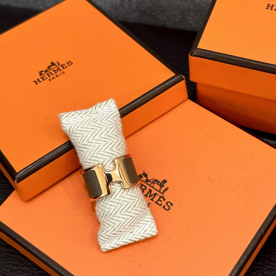 Nhẫn Hermes olympe sz M new full box bill