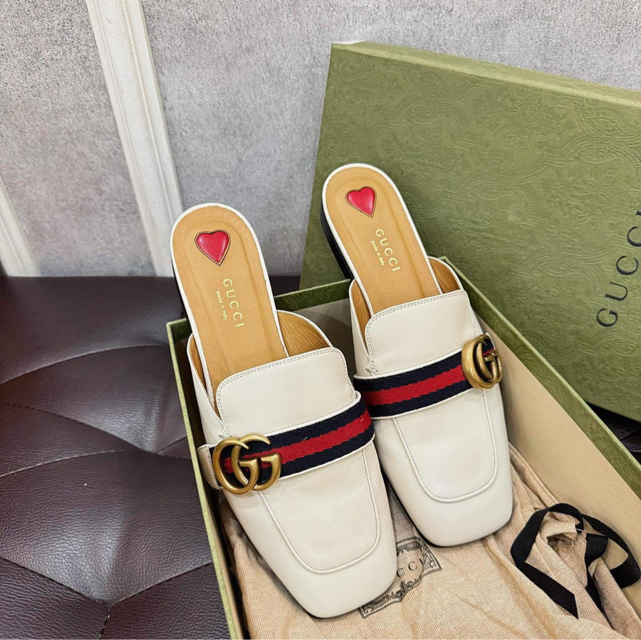 Sục Gucci trắng sz 37 fullbox bill