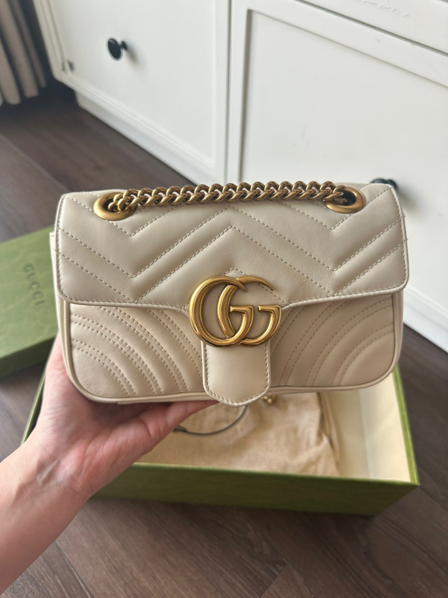 Gucci marmont white