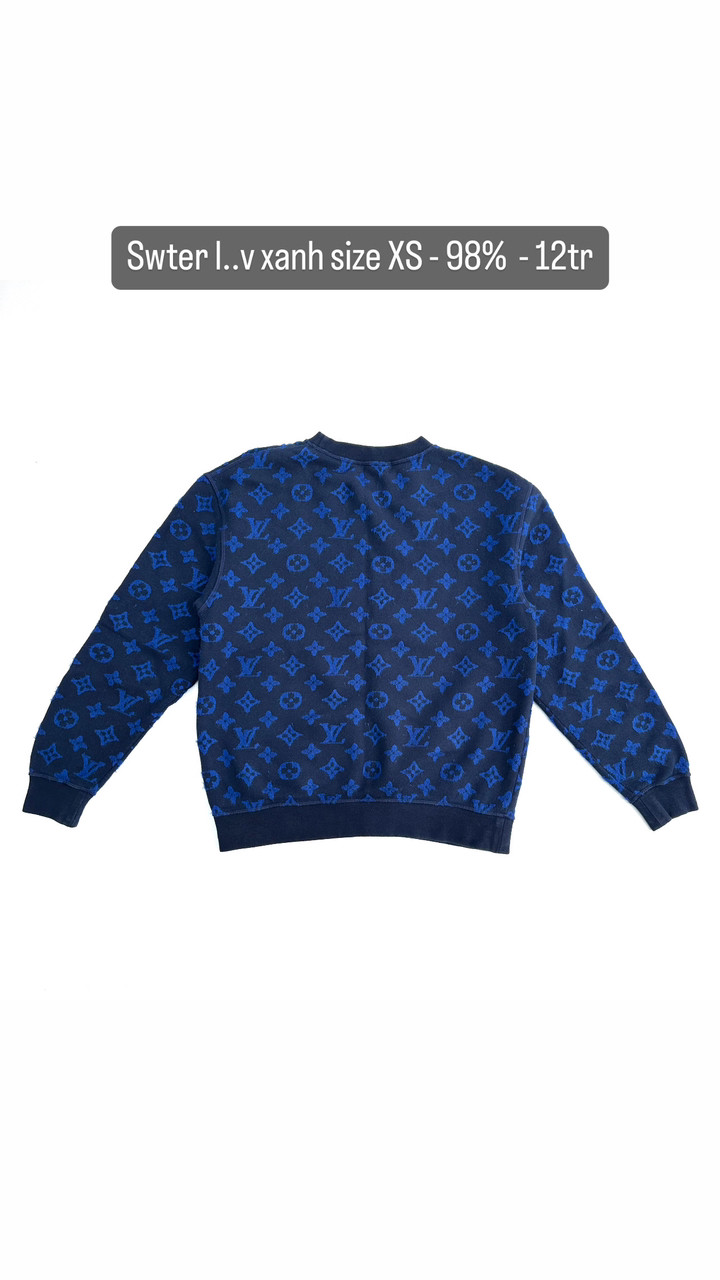 Sweater xanh Louis Vuitton