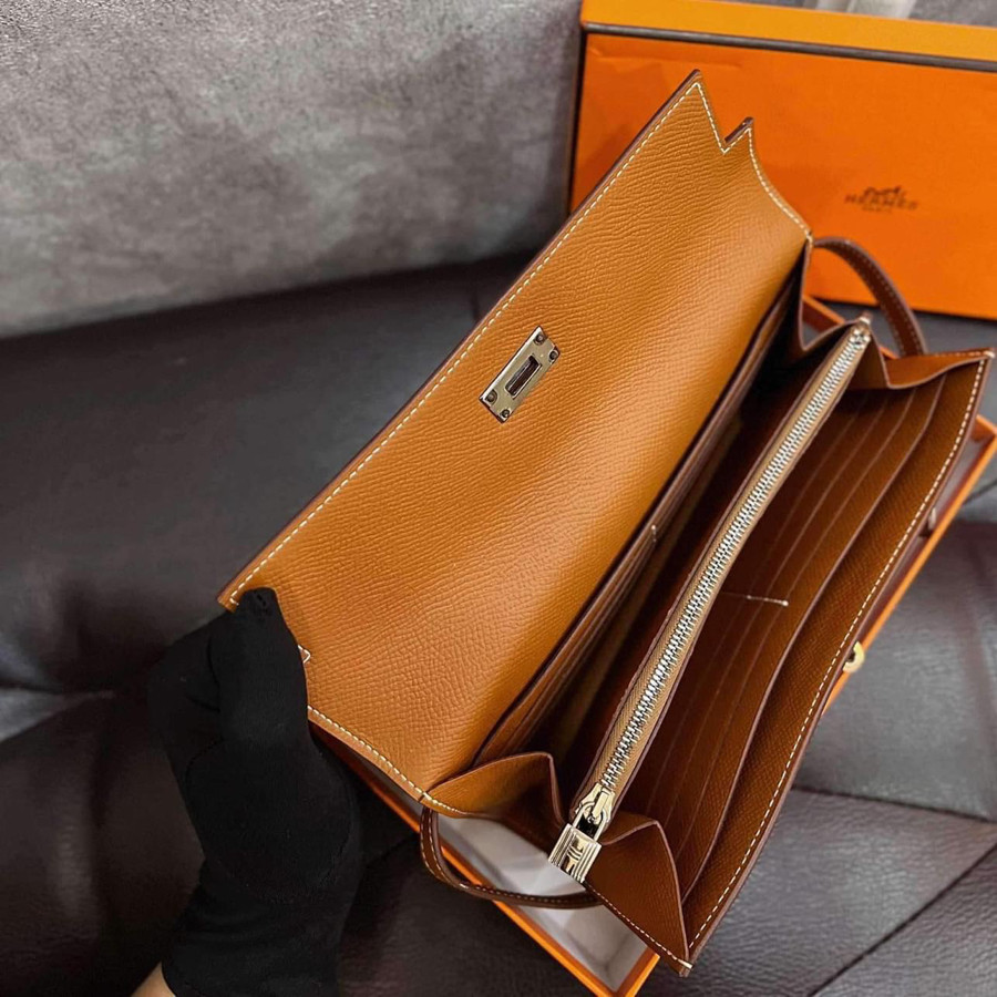 Ví Hermes kelly kèm box, entrupy