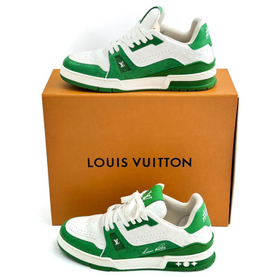 Sneaker Louis Vuitton tranier xanh