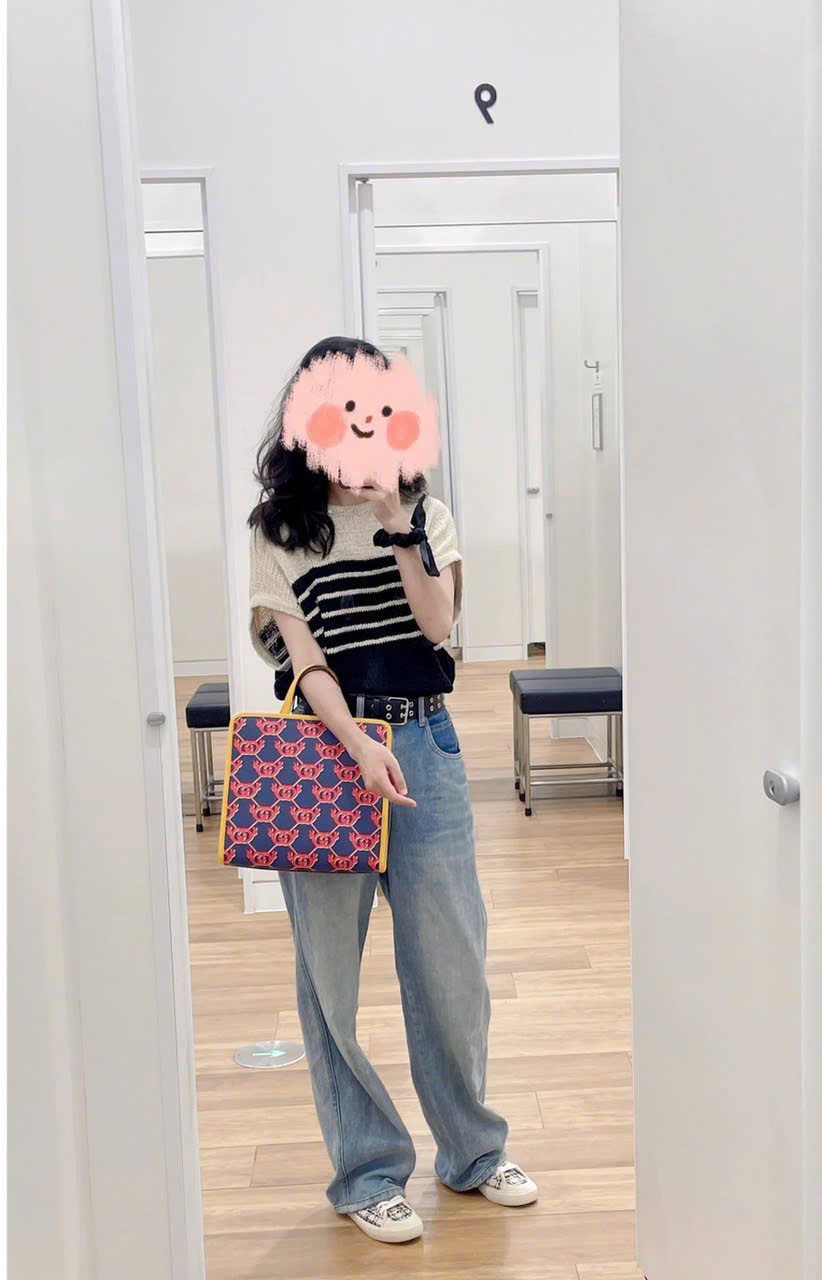 Túi Gucci tote Kids màu Navy 👜