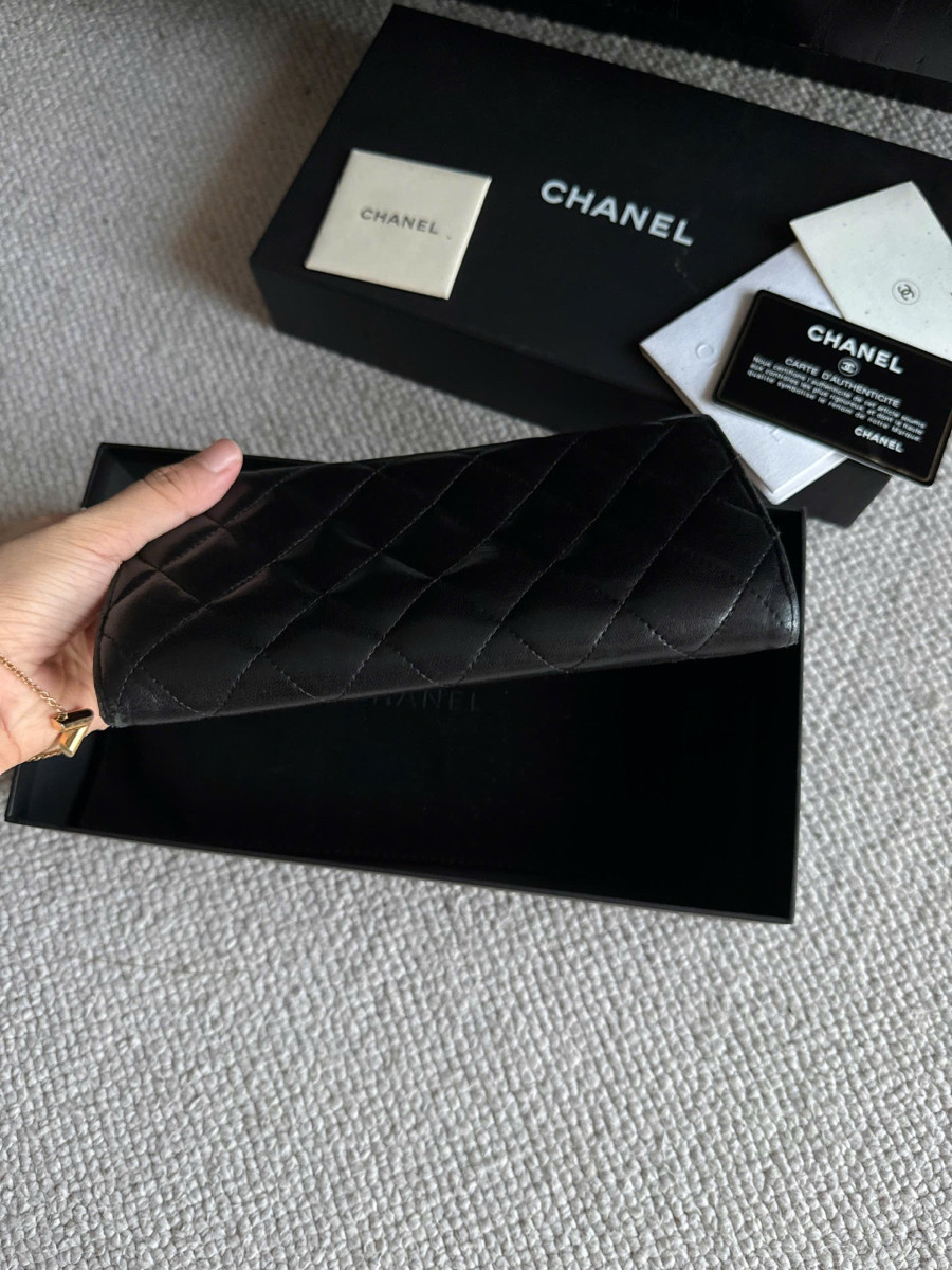 Ví dài chanel lambskin