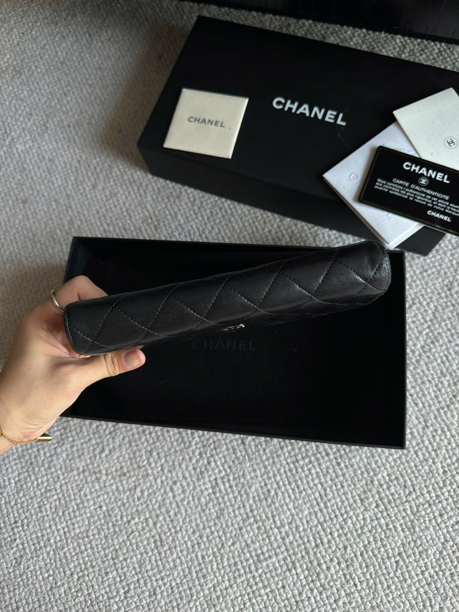 Ví dài chanel lambskin