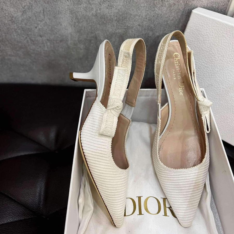 Sandal Dior slingback kèm dust