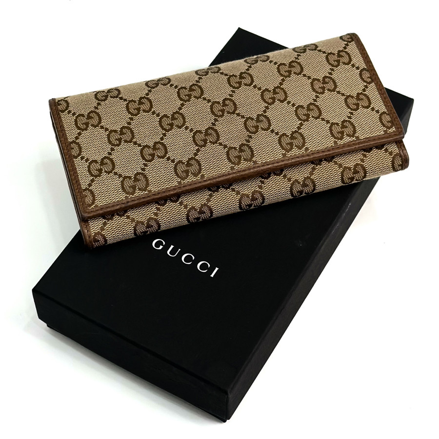 Ví bấm Gucci mono