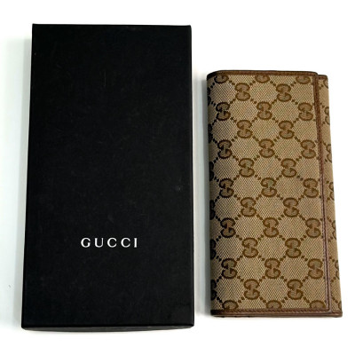 Ví bấm Gucci mono