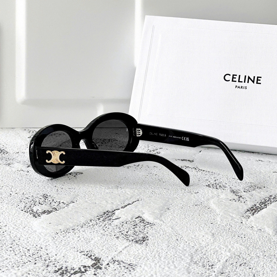 Kính râm Celine CL40194U dáng mắt tròn, gọng logo nổi bật 💕