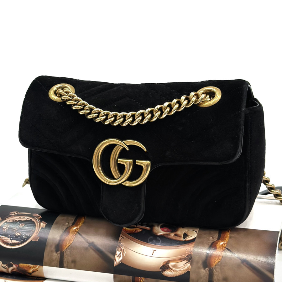 Túi Gucci marmont nhung size 22