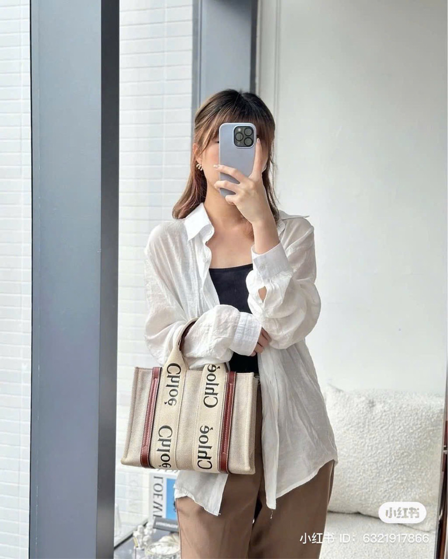 Túi Chloe tote small xinh dã man 🍒 Size 25 em sẵn ship