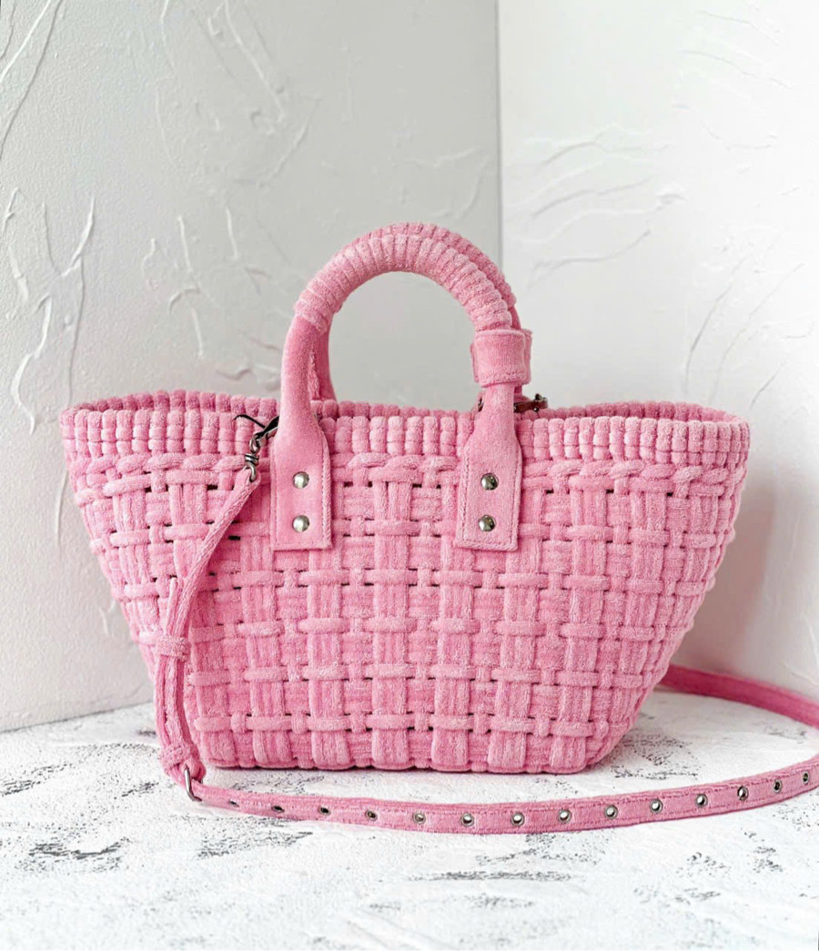 Túi Balenciaga Bistro vải tweed 🍒 Sz 23 x 38 x 22 Em mới đáp thêm