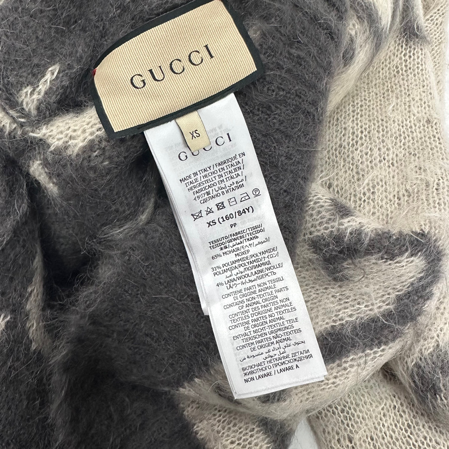 Cardigan len 2 mặt Gucci