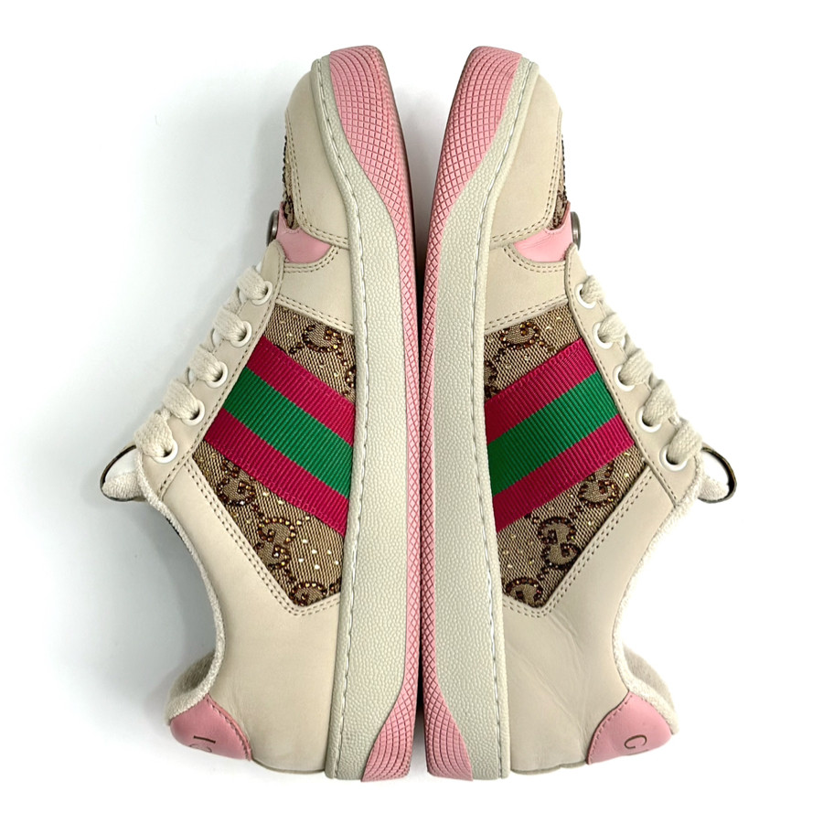 Giày sneaker Gucci hồng