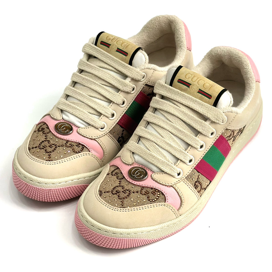 Giày sneaker Gucci hồng