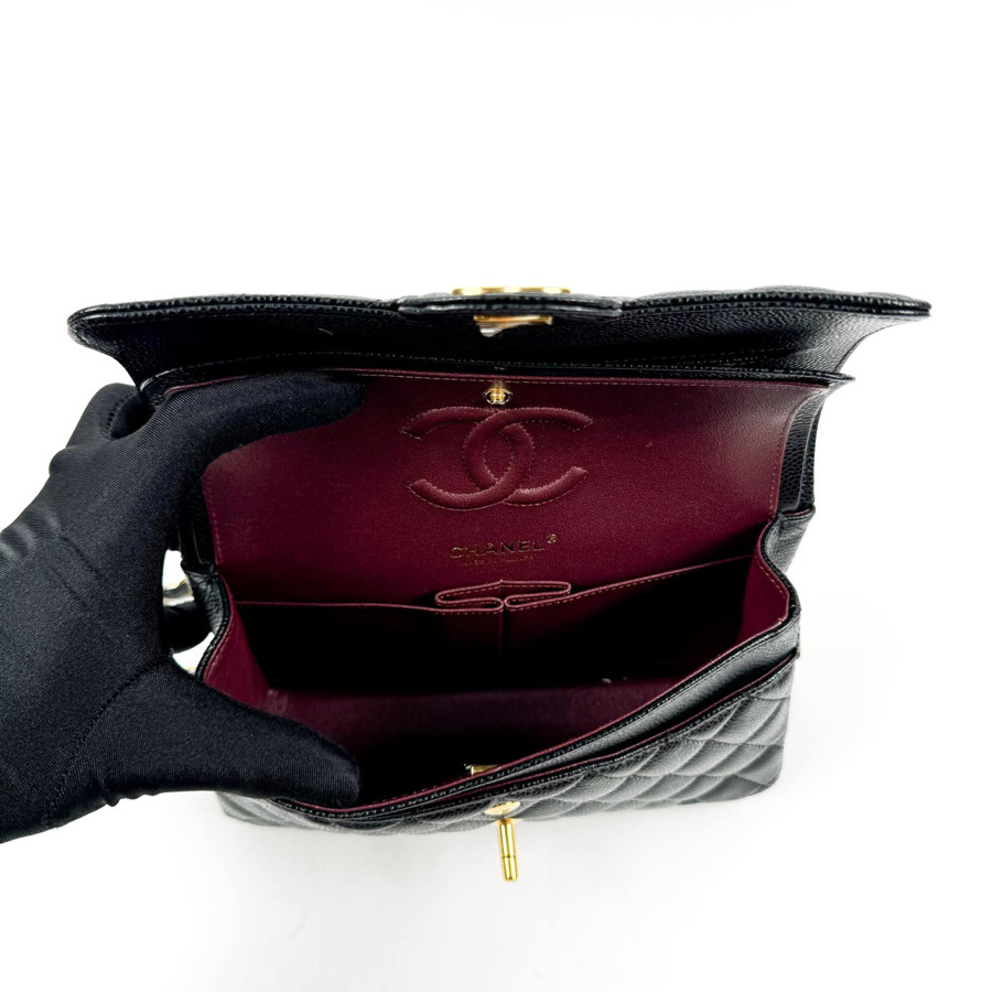 Chanel classic caviar khoá vàng