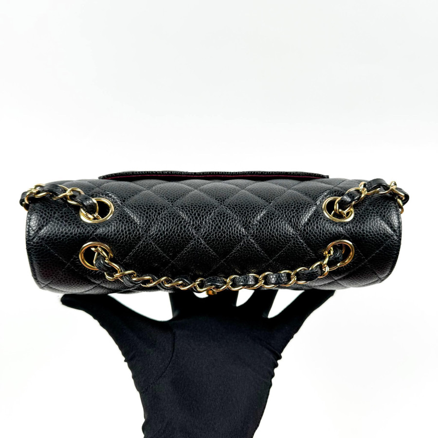 Chanel classic caviar khoá vàng